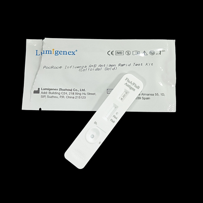 Diagnosi rapida di Kit Colloidal GoldFor della prova dell'antigene domestico di uso di influenza B di influenza A
