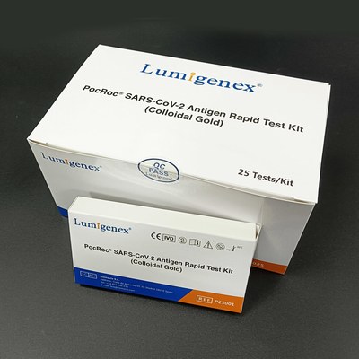 Kit per test rapido dell'antigene Covid-19 (oro colloidale) per uso medico con CE