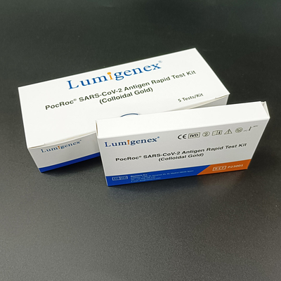 Kit di test rapido dell'antigene da 25 pezzi, kit di test dell'antigene domestico dell'oro colloidale