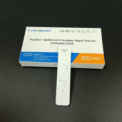 Test automatico pacchetto singolo di kit di test rapidi antigene per Covid19