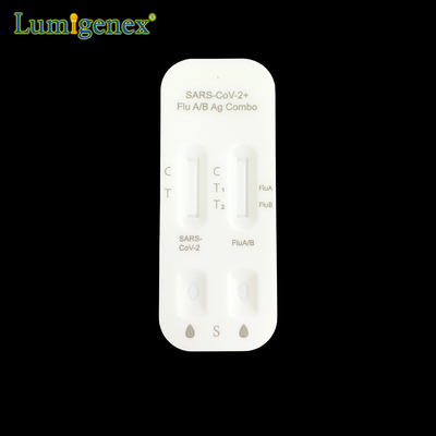 Influenza SARS-CoV-2 un'influenza rapida A del CE di Kit Colloidal Gold Nasal Swab della prova di influenza B