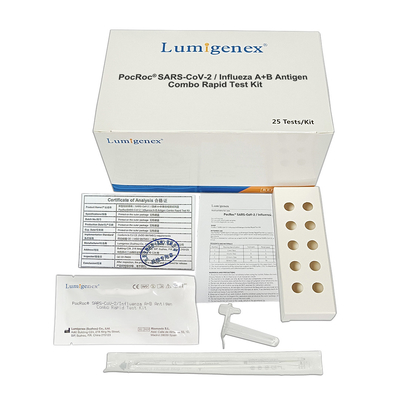 Influenza SARS-CoV-2 un'influenza rapida A del CE di Kit Colloidal Gold Nasal Swab della prova di influenza B
