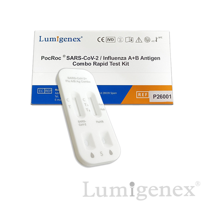 Influenza SARS-CoV-2 un'influenza rapida A del CE di Kit Colloidal Gold Nasal Swab della prova di influenza B