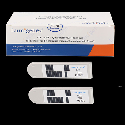 Funzione gastrica Diagnostica Pepsinogeno I / Pepsinogeno II (PGI / PGII) Combo Test Kit analisi del sangue intero infezione polmonare