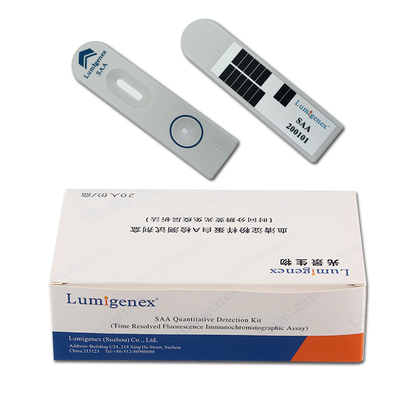 Piattaforma TRFIA Siero amiloide A（SAA）Kit di test POC per malattie infettive mediche