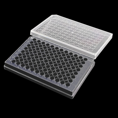 Gamma 96 Elisa Plate White buone sterile/nero del fondo piatto