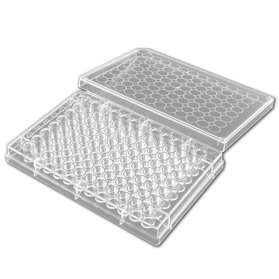 Gamma 96 Elisa Plate White buone sterile/nero del fondo piatto