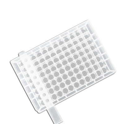 Consumabili di laboratorio 2,2 ml Piastra a 96 pozzetti profondi Fondo piatto/tondo Trasparente