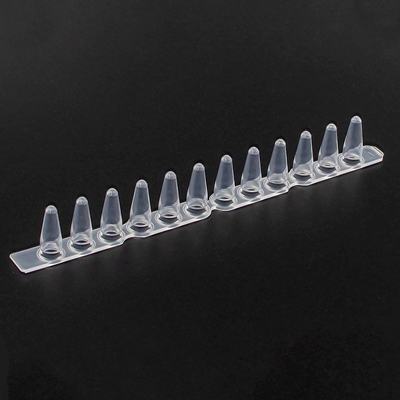 8/12 Strip PCR Tubes 0.2 Ml 0.5 Ml Colore Bianco Trasparente