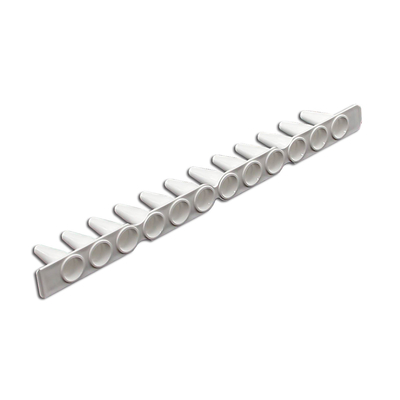 8/12 Strip PCR Tubes 0.2 Ml 0.5 Ml Colore Bianco Trasparente