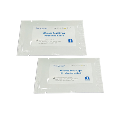 Metodo chimico asciutto ISO13485 di Sugar Measurement Glucose Test Strips del sangue preciso