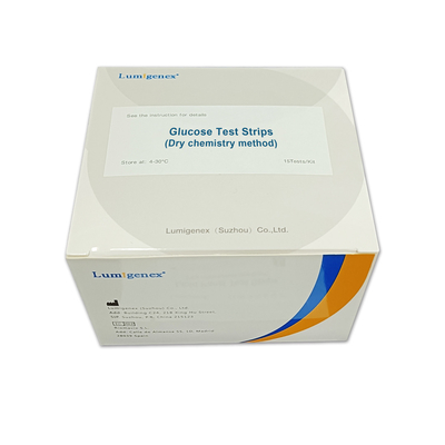 Metodo chimico asciutto ISO13485 di Sugar Measurement Glucose Test Strips del sangue preciso