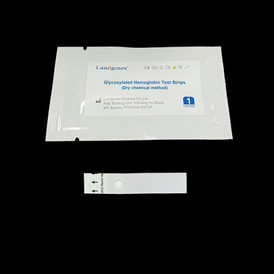 CE delle strisce test di Sugar Monitor Hemoglobin A1C del sangue (metodo chimico asciutto) registrato