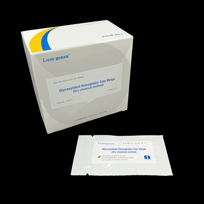Le strisce test glicosilate dell'emoglobina del monitor di stato del diabete asciugano il metodo chimico