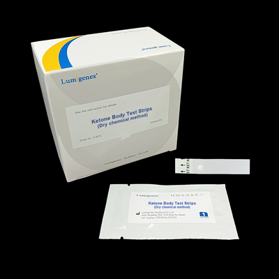 Strisce test diabetiche del corpo di chetone di rilevazione dal CE chimico asciutto di metodo registrato