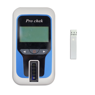 Diagnostichi la chetoacidosi, strisce test del corpo di chetone del monitor del diabete