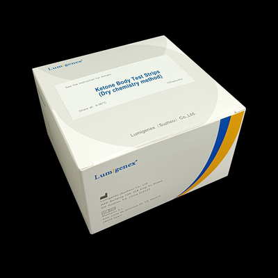 Diagnostichi la chetoacidosi, strisce test del corpo di chetone del monitor del diabete