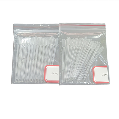 Materiale LDPE approvato USP Pipetta capillare Pasteur auto assorbente usa e getta