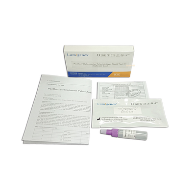 Lumigenex Helicobacter Pylori Antigen Test Rapido Kit Oro Colloidale Certificato CE