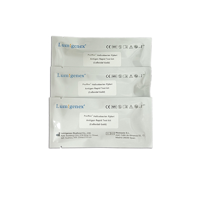 Lumigenex Helicobacter Pylori Antigen Test Rapido Kit Oro Colloidale Certificato CE