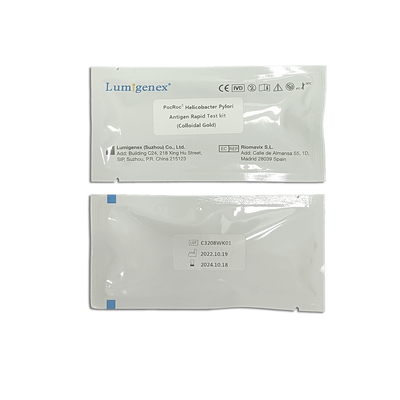 Kit per test rapido dell'antigene Helicobacter Pylori dell'oro colloidale Campione fecale Campione di feci