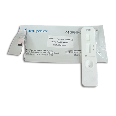 Kit per test rapido Lumigenex PocRoc FOB oro colloidale certificato CE