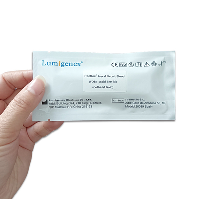 Kit per test rapido Lumigenex PocRoc FOB oro colloidale certificato CE