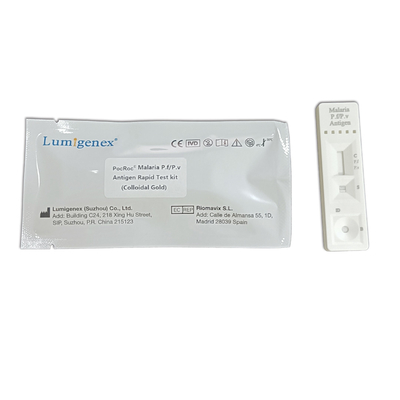 Il CE ha approvato la malaria P.F P.V Antigen Rapid Test Kit Colloidal Gold