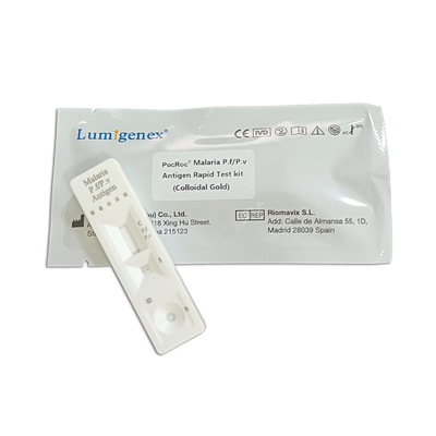 Kit per test rapido antigene Malaria PF/PV Oro colloidale Registrato CE