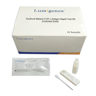Il CE ha approvato la malaria P.F P.V Antigen Rapid Test Kit Colloidal Gold