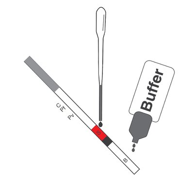 CE rapido di Kit Colloidal Gold della prova dell'antigene di malaria PF/PV dello strumento di rilevazione della malattia infettiva registrato