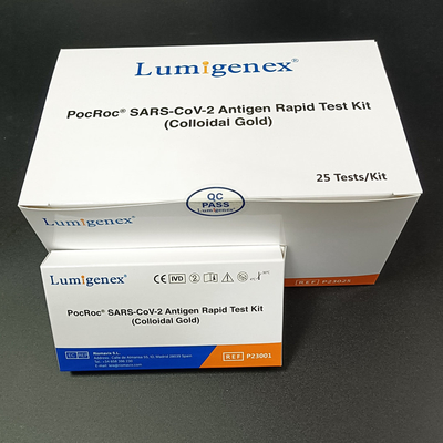 Fornitura di fabbrica Kit di test rapido dell'antigene Covid-19 (oro colloidale) per uso medico