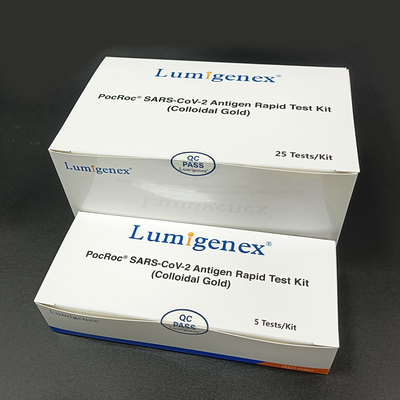Fornitura di fabbrica Kit di test rapido dell'antigene Covid-19 (oro colloidale) per uso medico