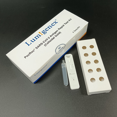 Kit di rilevamento rapido dell'antigene da 20 minuti, set di test dell'antigene da 25 pezzi