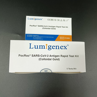 Kit di test rapido dell'antigene da 25 pezzi, kit di test dell'antigene domestico dell'oro colloidale