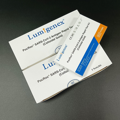 Kit di test rapido dell'antigene da 25 pezzi, kit di test dell'antigene domestico dell'oro colloidale