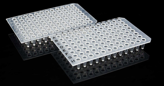 Consumabili per PCR senza bordo Piastra per PCR da 0,1 ml a 96 pozzetti per laboratorio