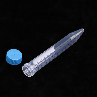Provette da centrifuga coniche trasparenti da 15 ml in polipropilene di grado medico