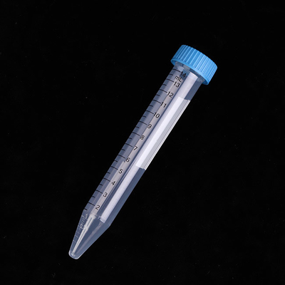 Provette da centrifuga coniche trasparenti da 15 ml in polipropilene di grado medico