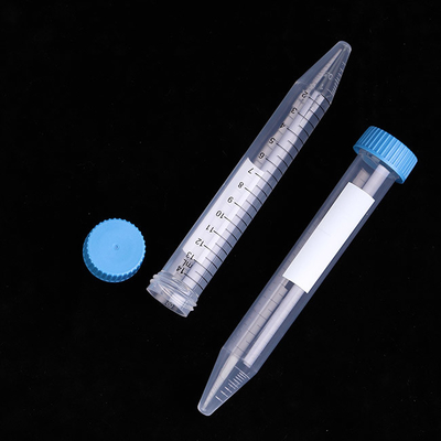 Provette da centrifuga coniche trasparenti da 15 ml in polipropilene di grado medico