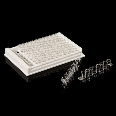 Consumabili PCR staccabili PP Piastra Elisa a 96 pozzetti per laboratorio