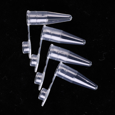 Consumabili PCR trasparenti Tubo singolo PCR da 0,6 ml con tappi piatti
