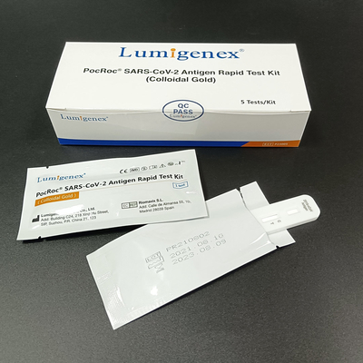 Kit medico rapido per il test dell'antigene con oro colloidale certificato HSA