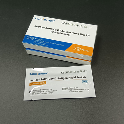 Pacchetto da 5 test Elenco comune UE dei kit di test rapidi per l'antigene SARS-CoV-2
