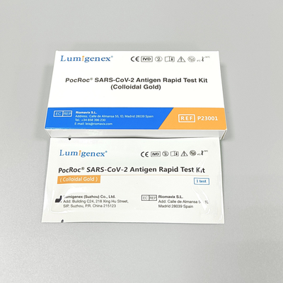 Pacchetto singolo Elenco comune europeo dei kit di test rapido dell'antigene SARS-CoV-2
