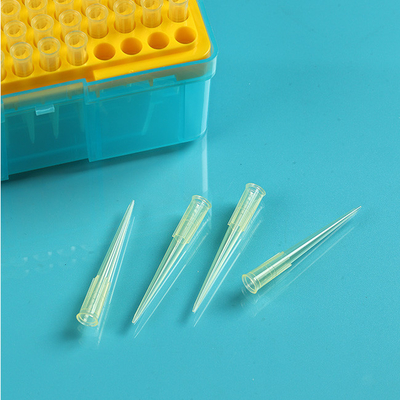 Puntali per pipette monouso CE, puntali per pipette con filtro 200ul con rack