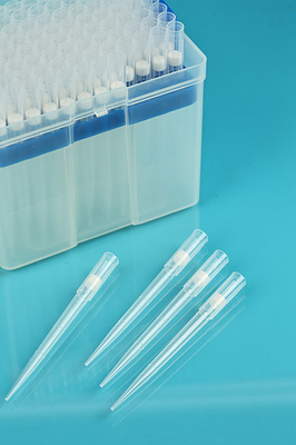 Puntali per micropipette monouso trasparenti da laboratorio, puntali per pipette da 1250 ul