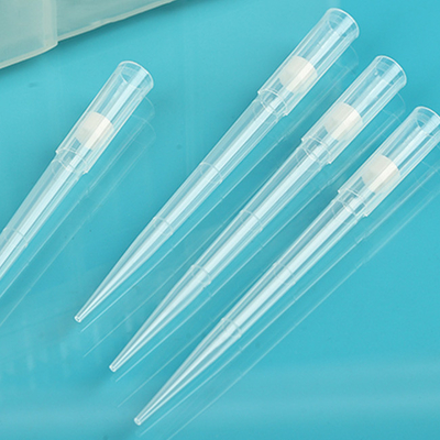 Puntali per micropipette monouso trasparenti da laboratorio, puntali per pipette da 1250 ul