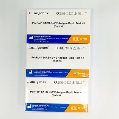 Corredo rapido della prova dell'antigene della saliva di 20 minuti, corredo rapido della prova diagnostica di HSA