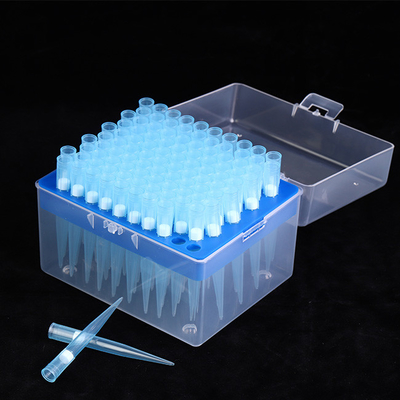 Puntali per pipette monouso in PP, puntali per pipette filtrati 1000ul con rack